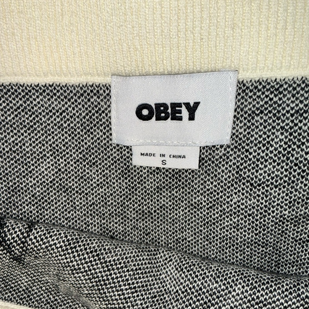 Obey Cream Star Pattern Mini Skirt - Picture 7 of 7